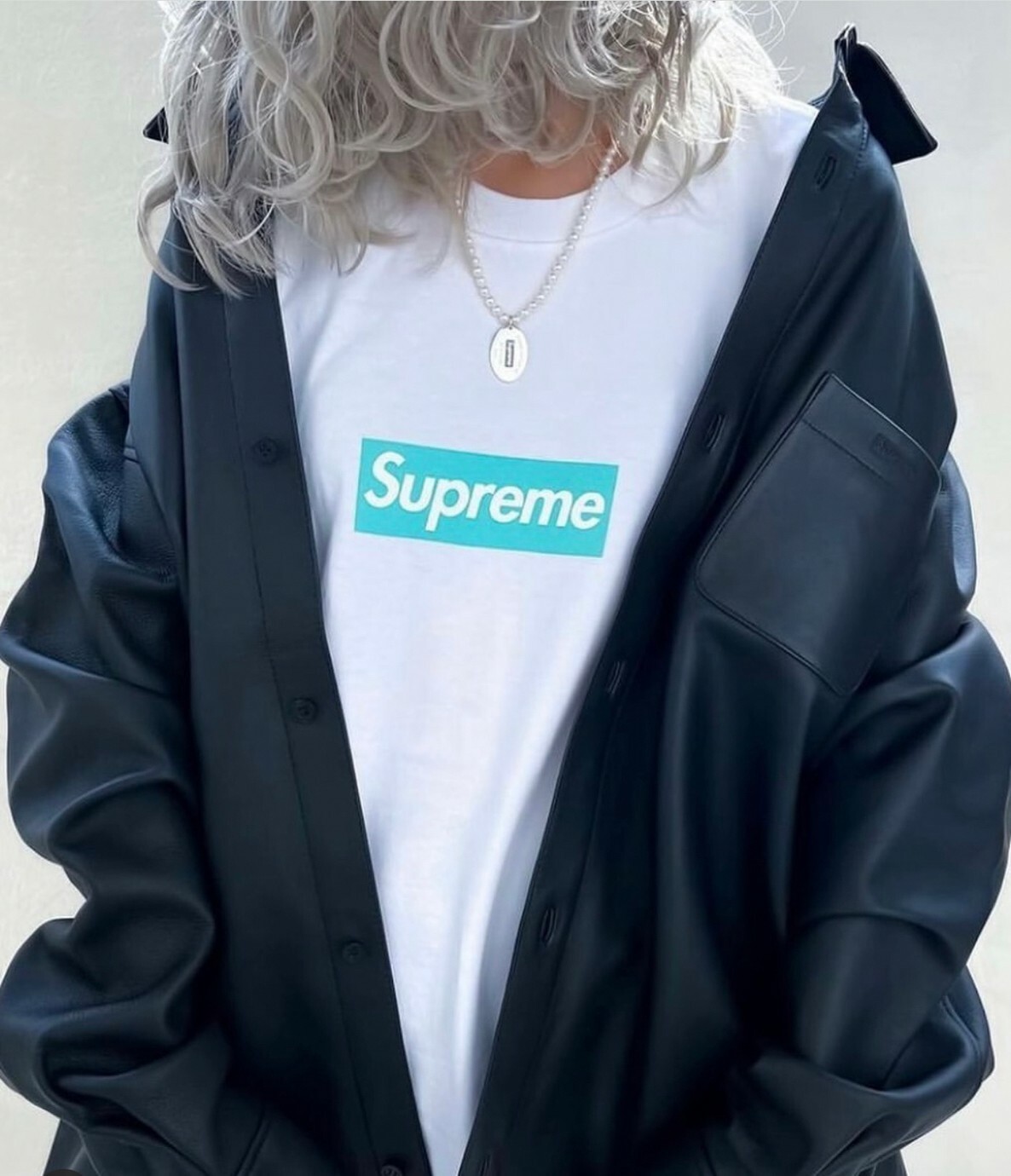 SUPREME x TIFFANY&CO. 聯名限定 蒂芬妮綠 BOX LOGO T 短袖