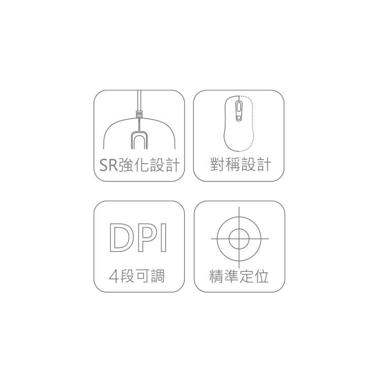 DM220 Elegant 極致美學有線滑鼠