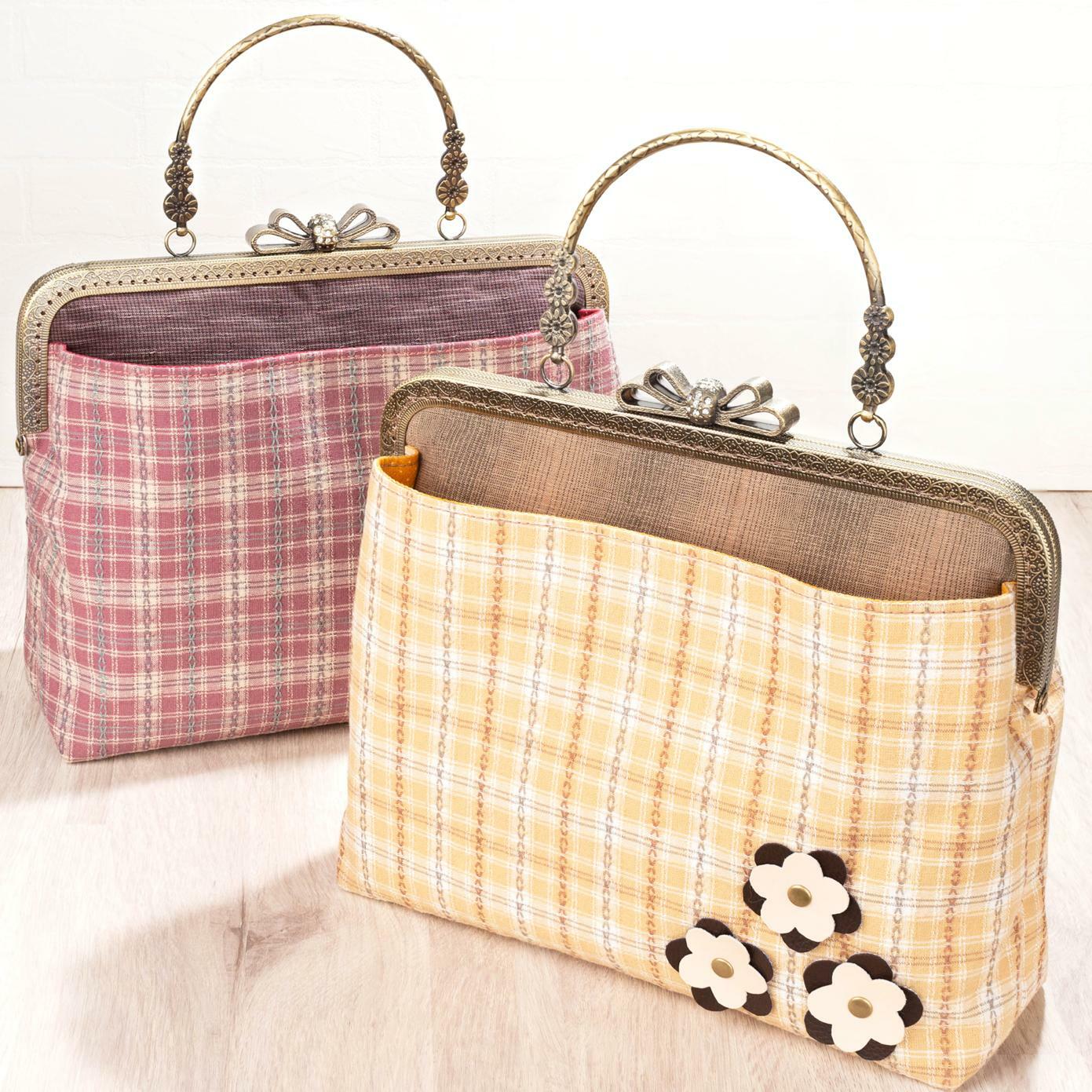 三層口金手提包(材料包)/個