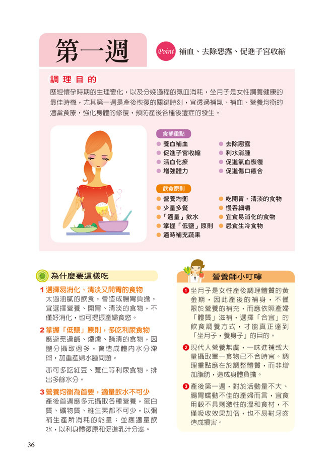 [任選五本$999] 補氣養瘦月子餐