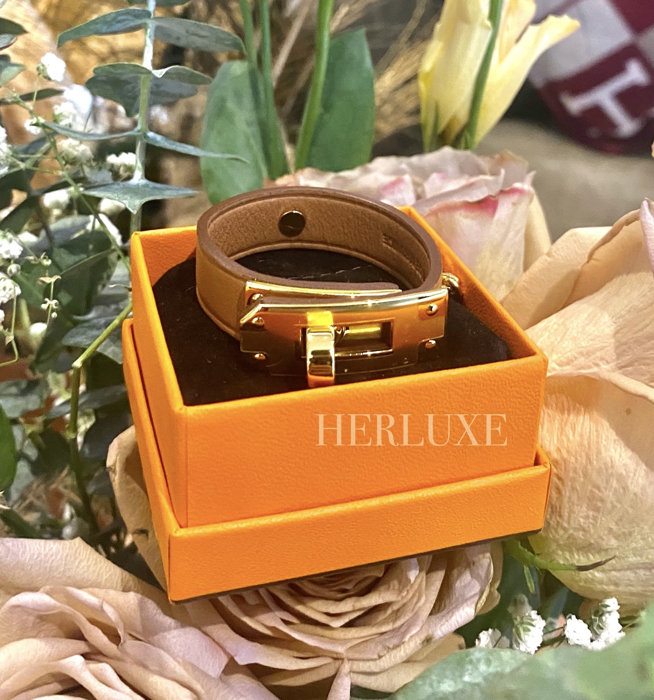 Pince à gants Kelly gold cc swift