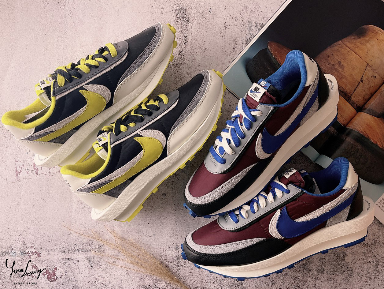 【Luxury】sacai x Undercover x Nike LDWaffle 黑藍紅灰藍黃 解構 三方聯名 限量
