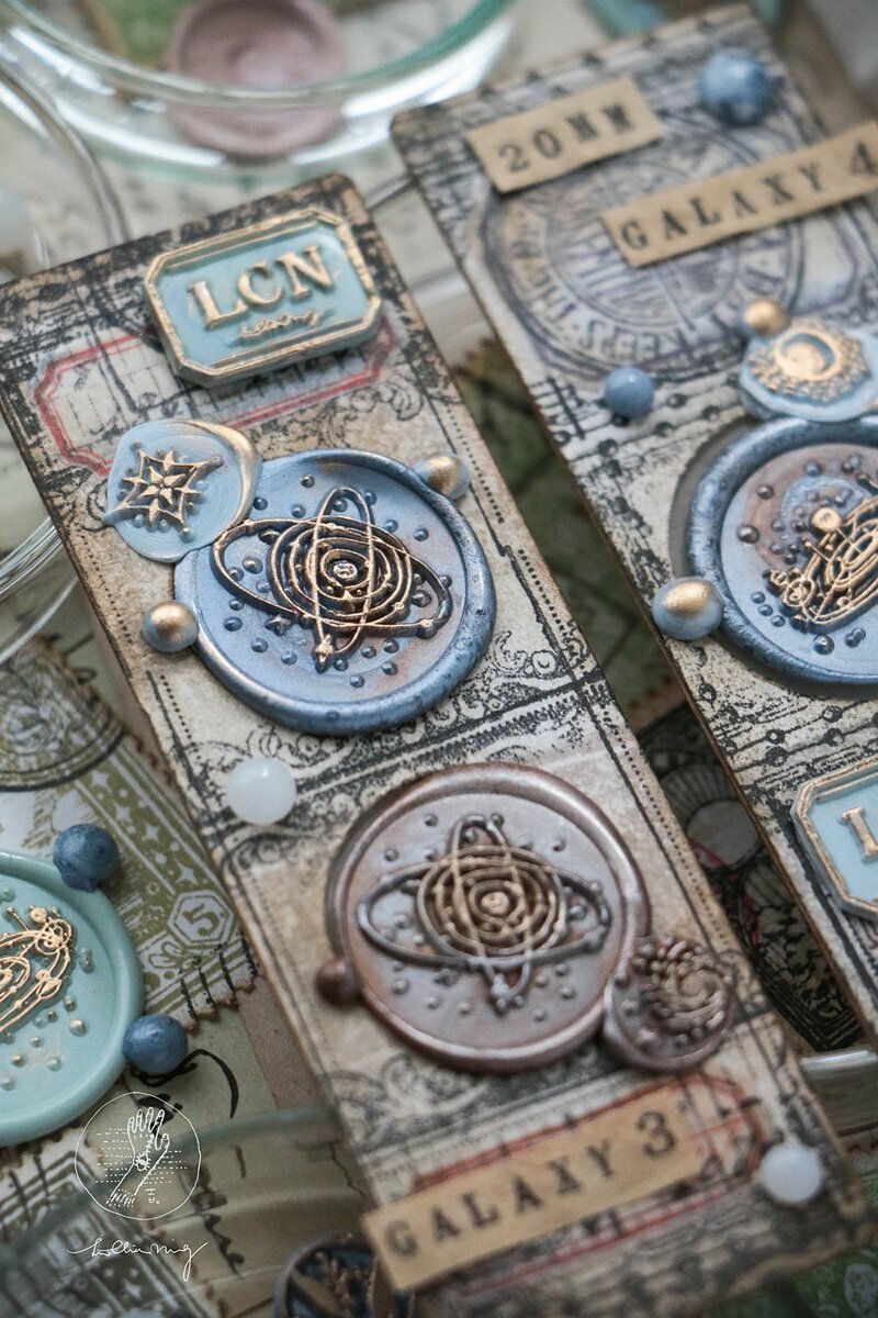 吉 封蠟印章組 - 星系 3（2cm）