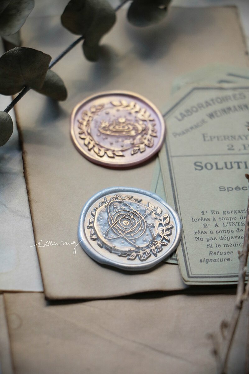 吉 封蠟印章組 - 星系 3（2cm）