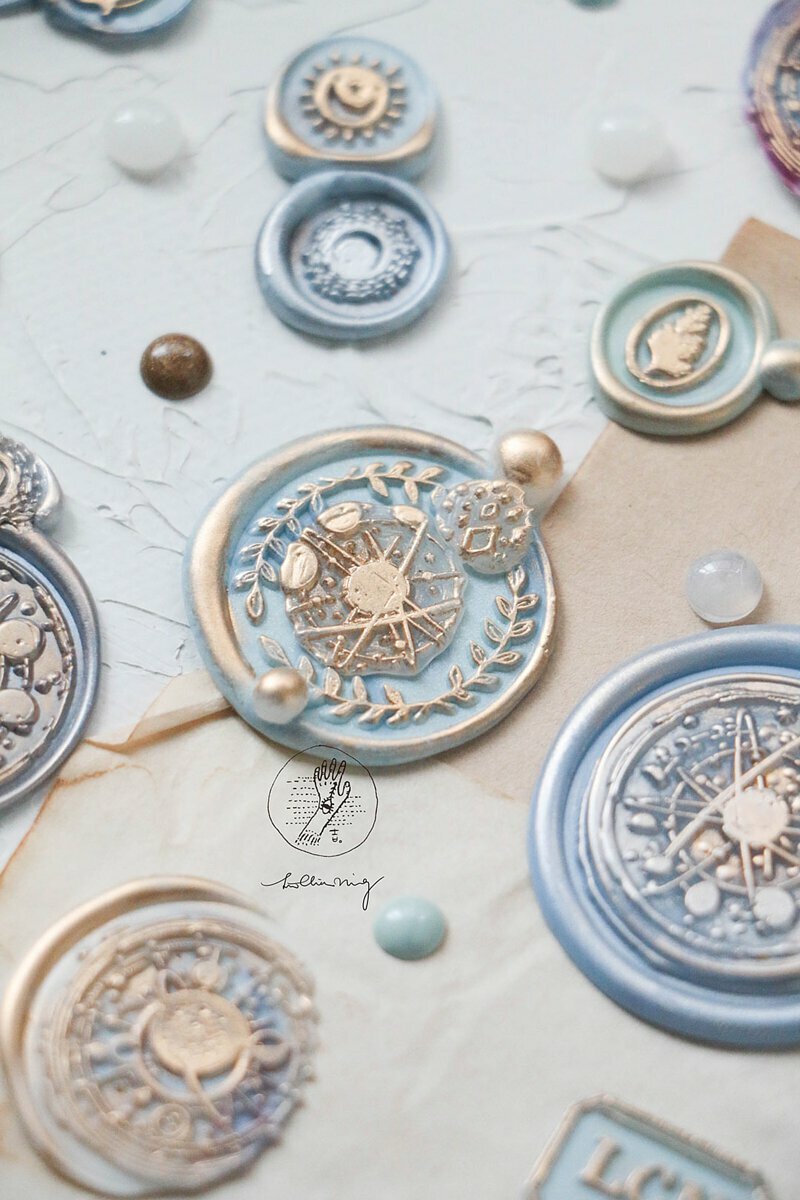 吉 封蠟印章組 - 星系 1（2.5cm）