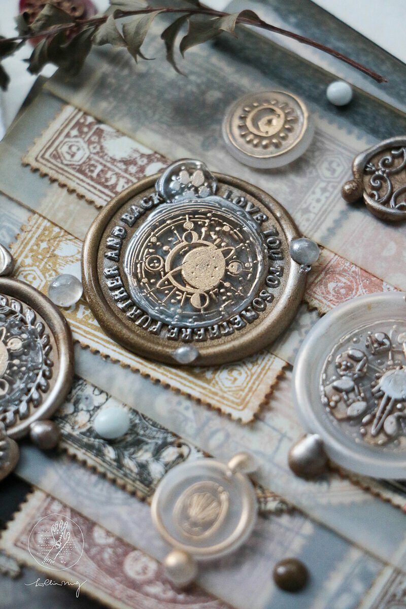 吉 封蠟印章組 - 星系 2（2.5cm）