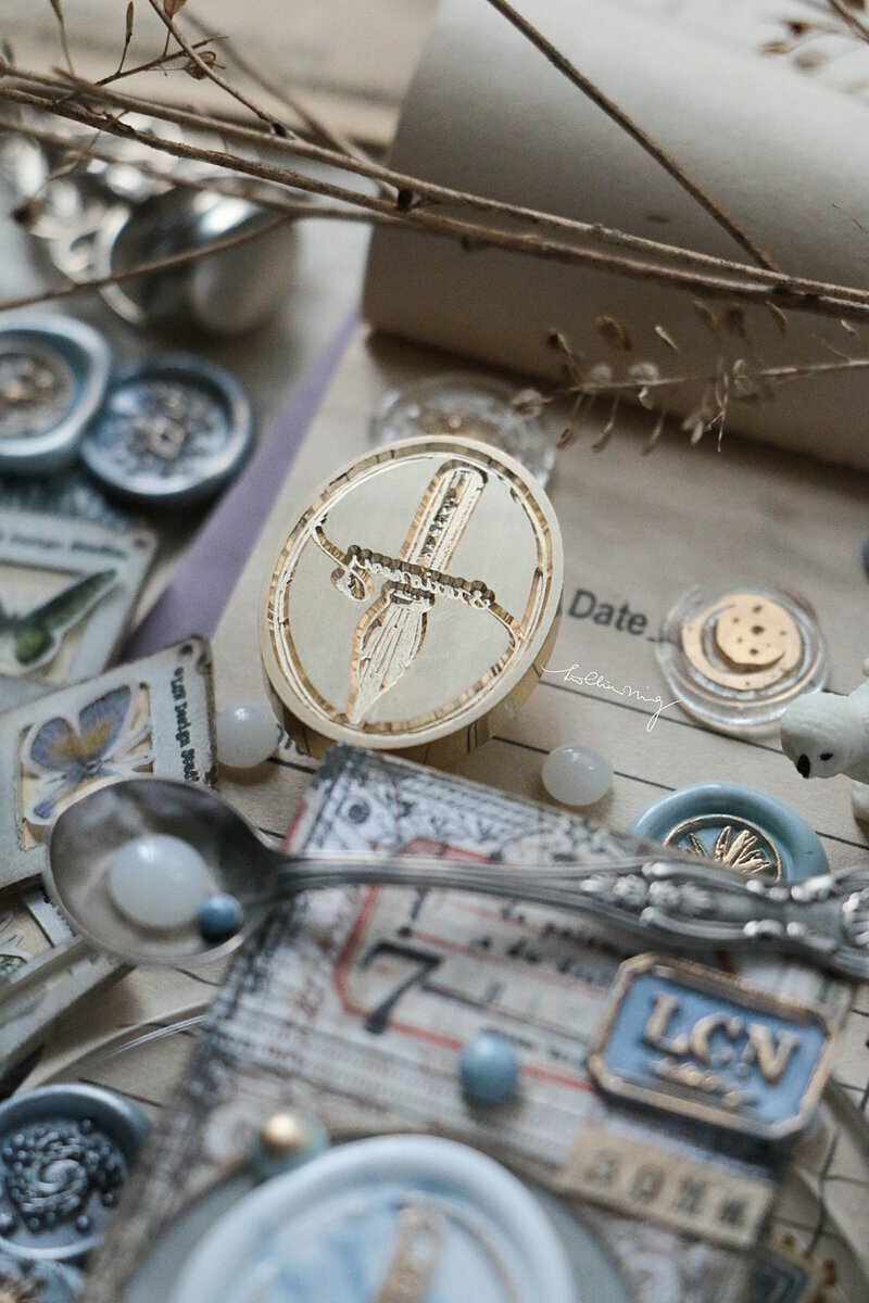 吉 封蠟印章組 - 文具（3cm）