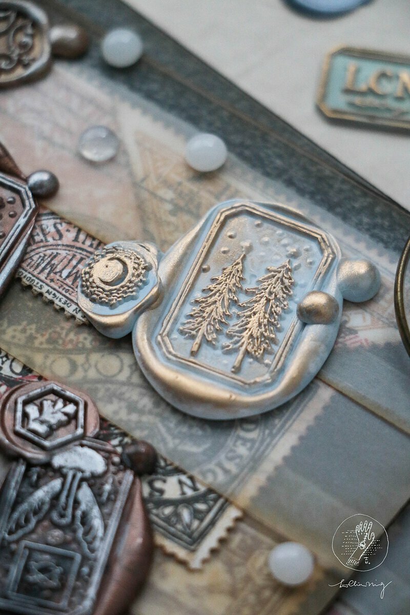 吉 封蠟印章組 - 雙木座 （3cm）