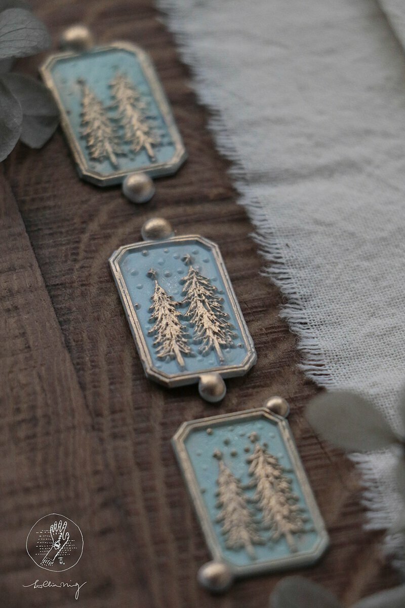 吉 封蠟印章組 - 雙木座 （3cm）