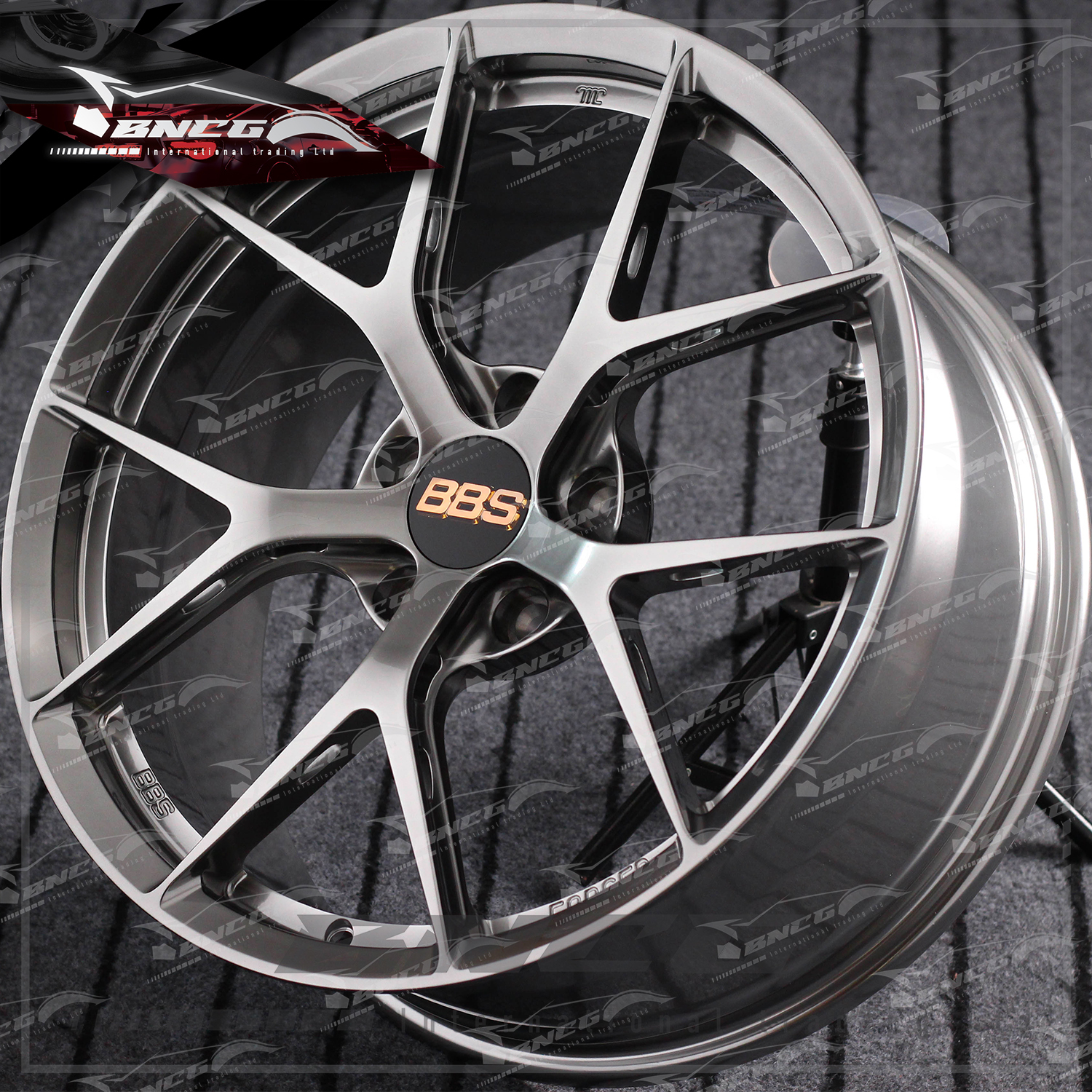 單片式 萬噸鍛造工藝輪圈 BBS 品牌訂製鋁圈 改裝 高強度 輕量化 客製化 訂製鋁圈