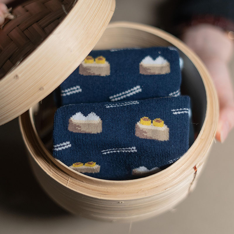 PLAYFUL SOCKS hong kong series dim sum socks small (eu35-40)