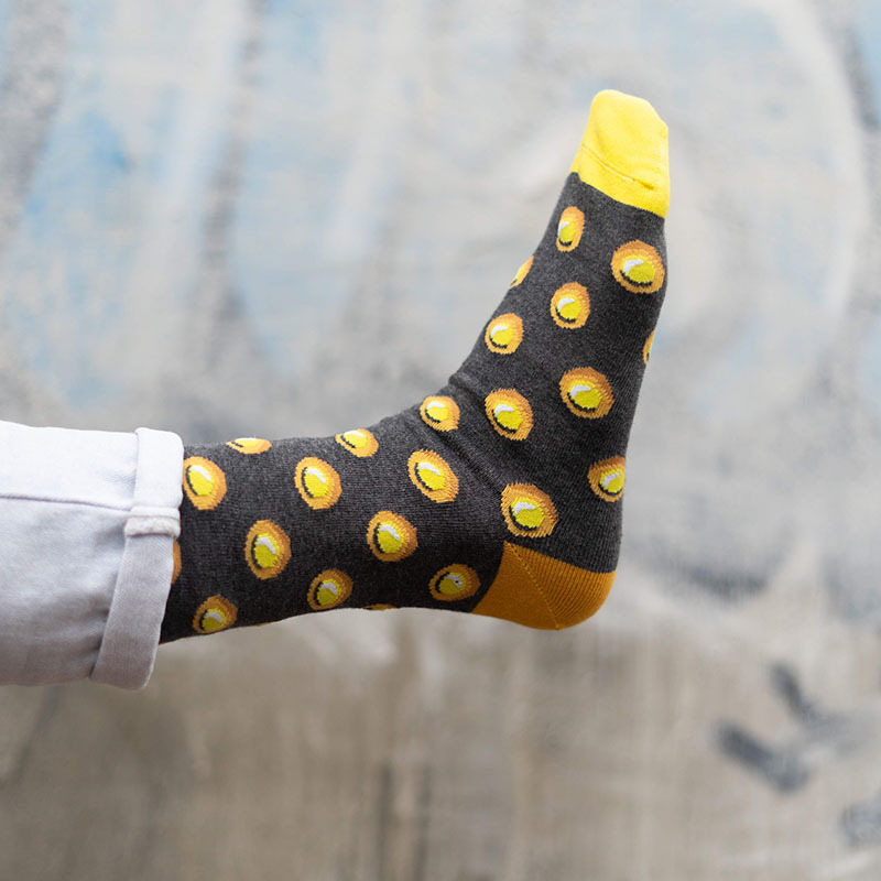 PLAYFUL SOCKS hong kong series egg tart socks large (eu41-46)