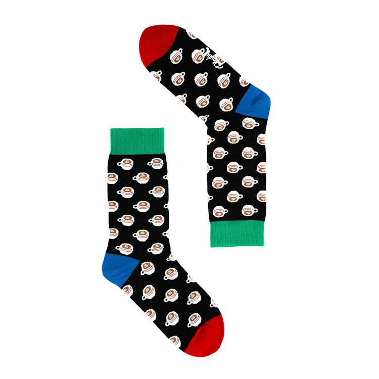 PLAYFUL SOCKS hong kong series milk tea socks large (eu41-46)