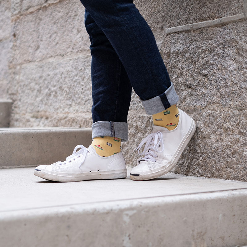 PLAYFUL SOCKS hong kong series dingding socks large (eu41-46)