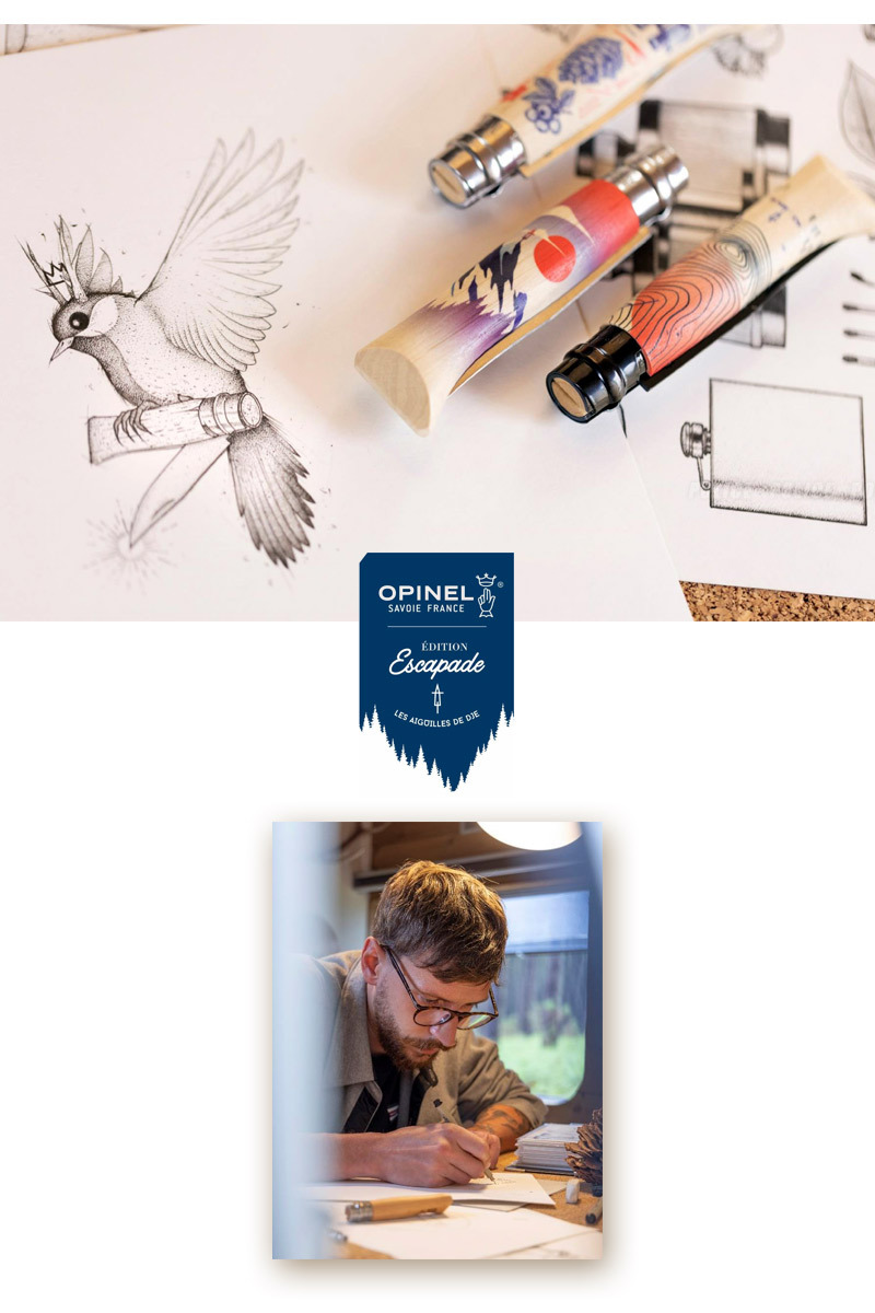 【OPINEL】2021全球限量款法國刀 Escapade Edition Bivouac No.08 露營刀具