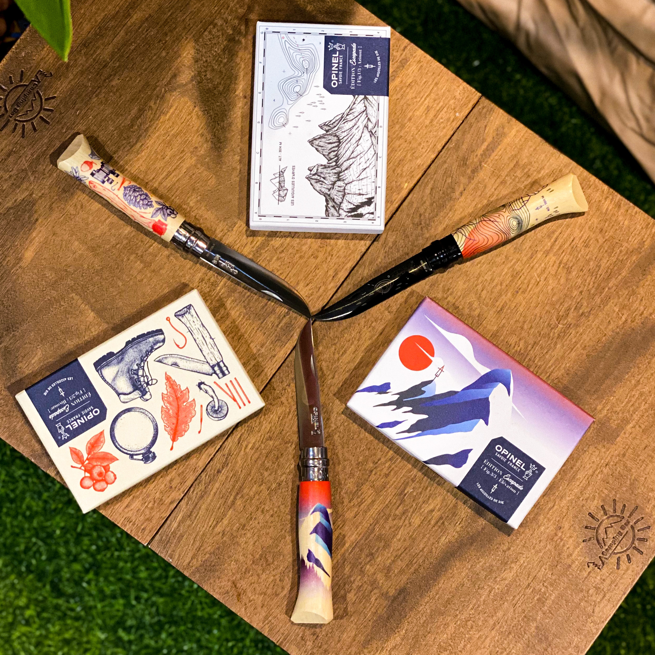 OPINEL 2021全球限量款法國刀 Escapade Edition Bivouac N°08 不鏽鋼刀刃露營刀具