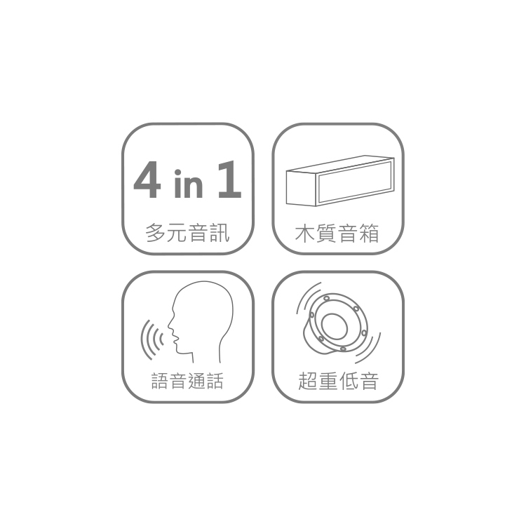 DSO270 可攜式木紋多功能藍牙喇叭