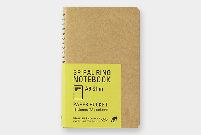 A6 Slim 口袋收納_袋鼠｜ Spiral Ring Notebook 線圈筆記本