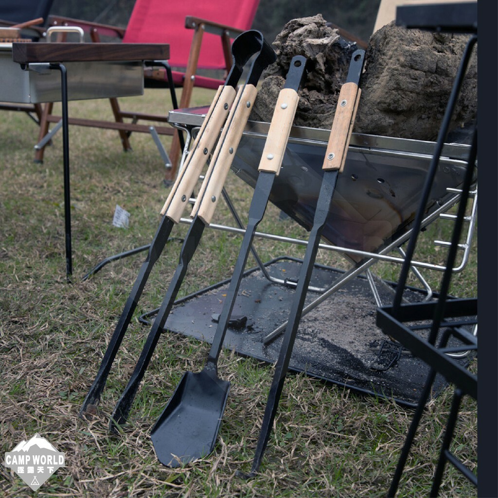 【TNR】焚火必備三件套 火鉗火鏟火鉤