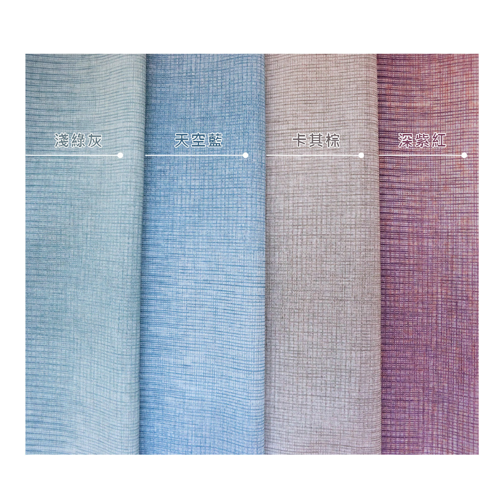 手工製作│窗紗紗簾│半窗落地窗│質感漸層│織帶│2尺寸4色