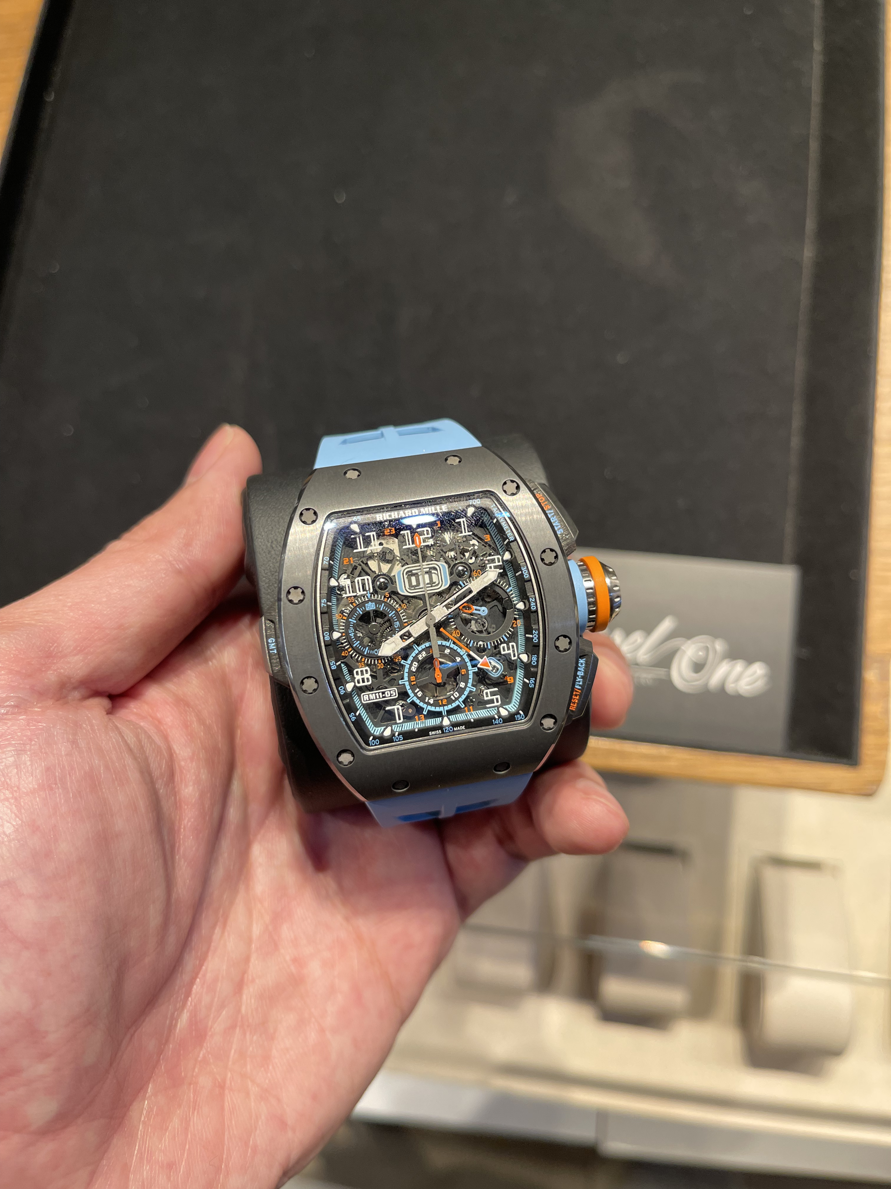 RICHARD MILEE RM11 05 GREY CERMET FLYBACK