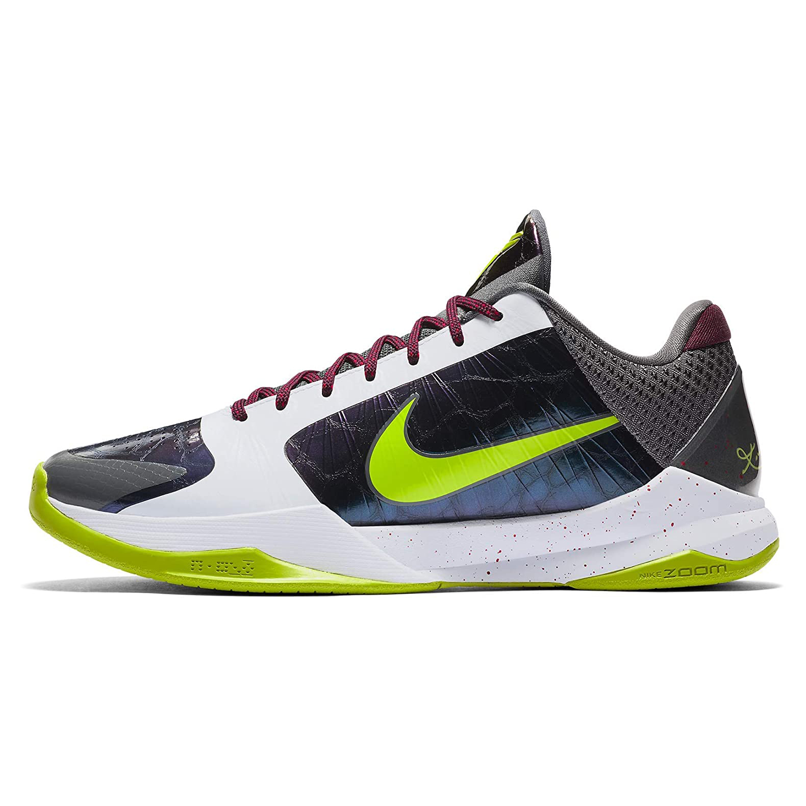 -(A12c)-NIKE KOBE 5 PROTRO "CHAOS" 白綠紫 小丑-CD4991 100