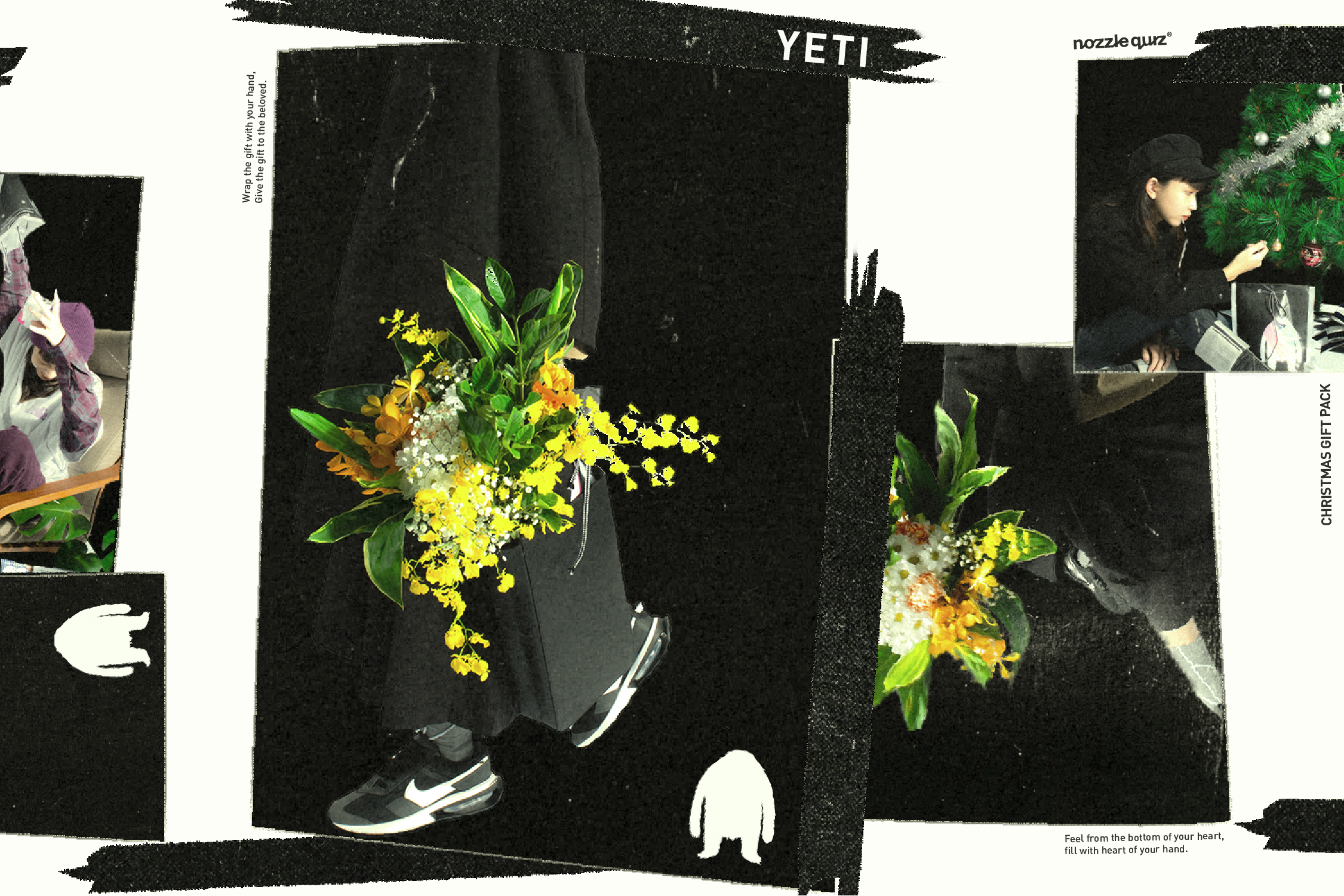 台灣設計配件品牌nozzle quiz 2021 獨家聖誕節活動禮物雪怪