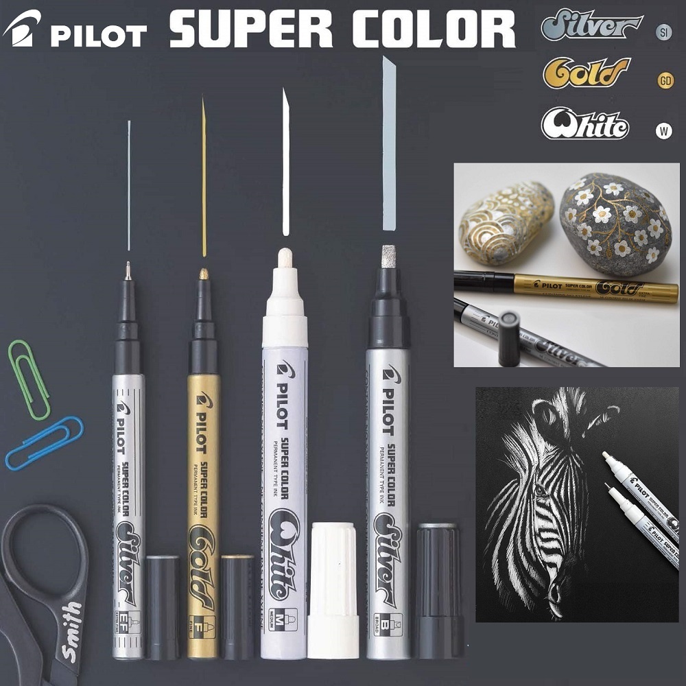 Pilot 百樂牌 Super Color 漆油筆 (多款顏色及粗幼可選) SC系列