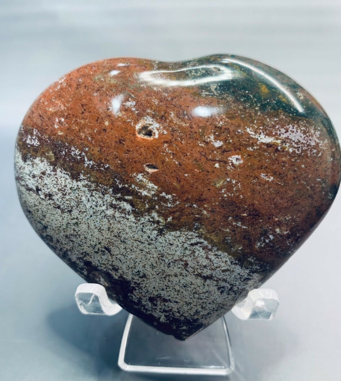 海洋碧玉大形心形晶礦