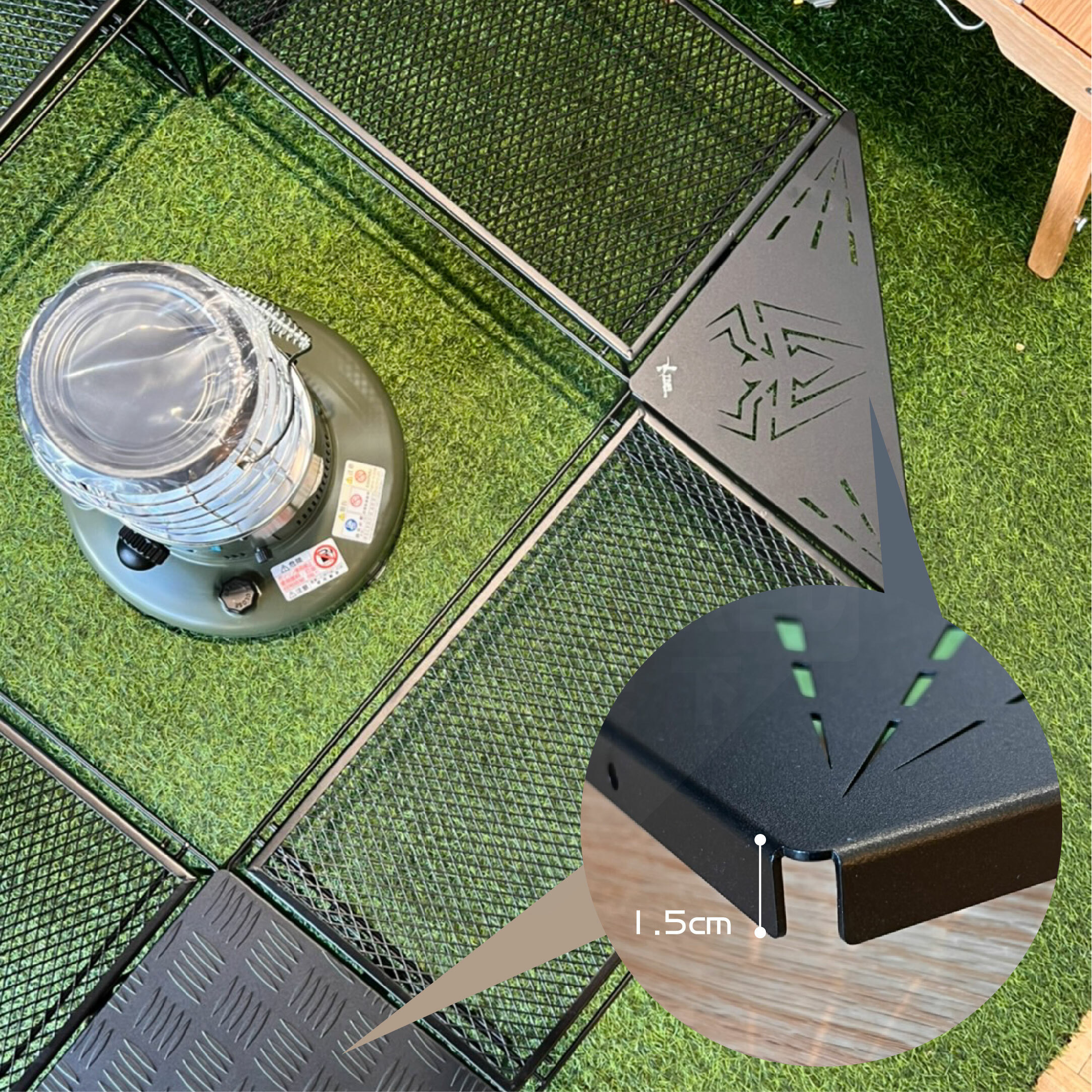 【TNR】 鋼網桌轉角板 專屬網桌配件