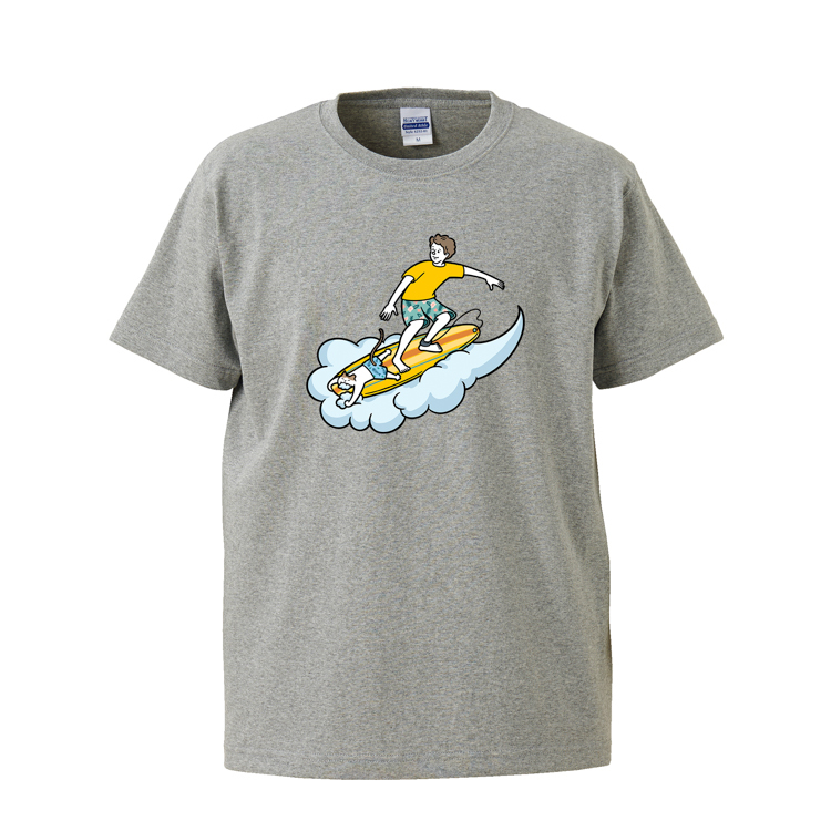 SPPPP｜Flying Boys｜衝浪飛人Ｔ｜麻灰色