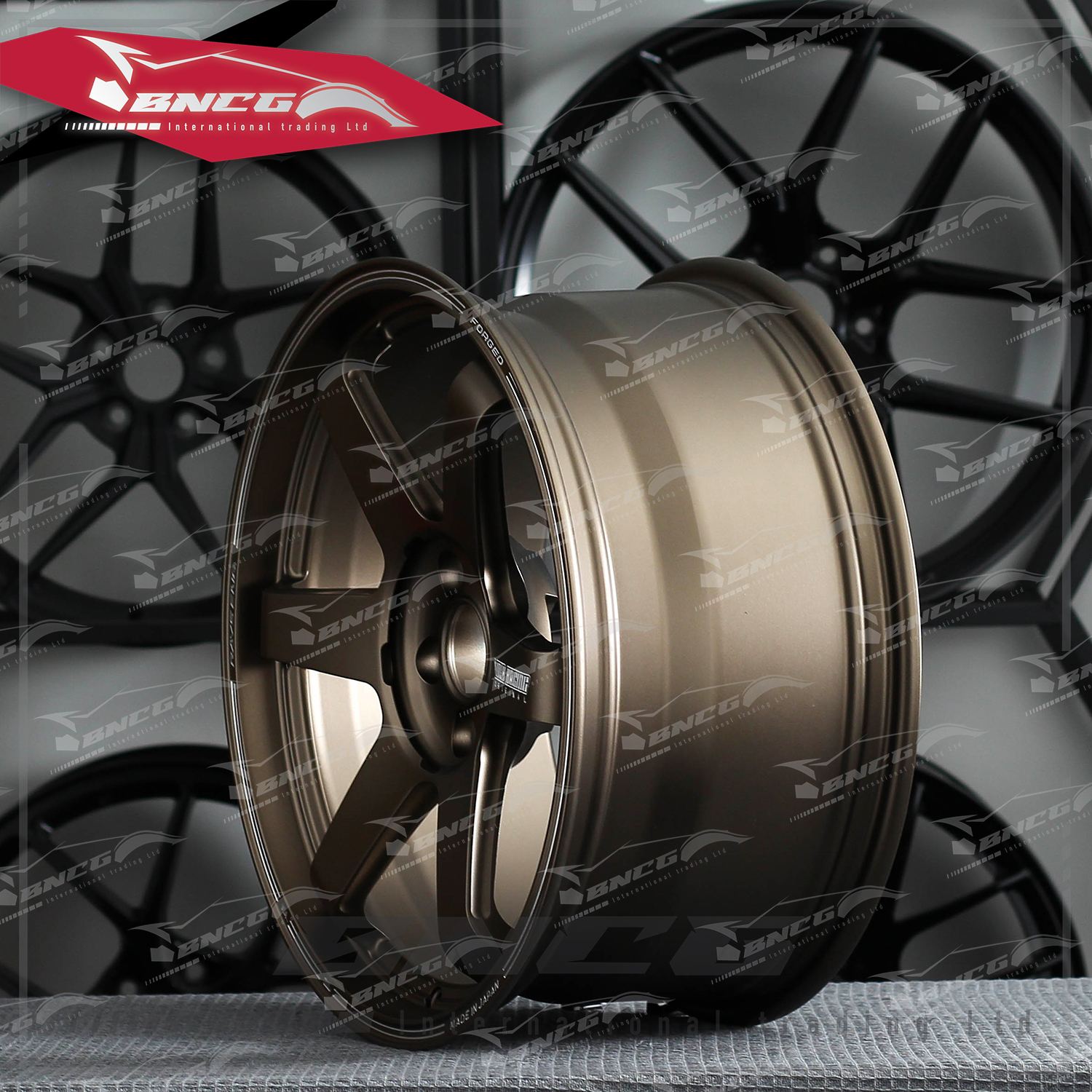 單片式 萬噸鍛造工藝輪圈 RAYS ENG GT 深銅套色工藝 品牌訂製鋁圈 改裝 高強度 輕量化 客製化 訂製鋁圈