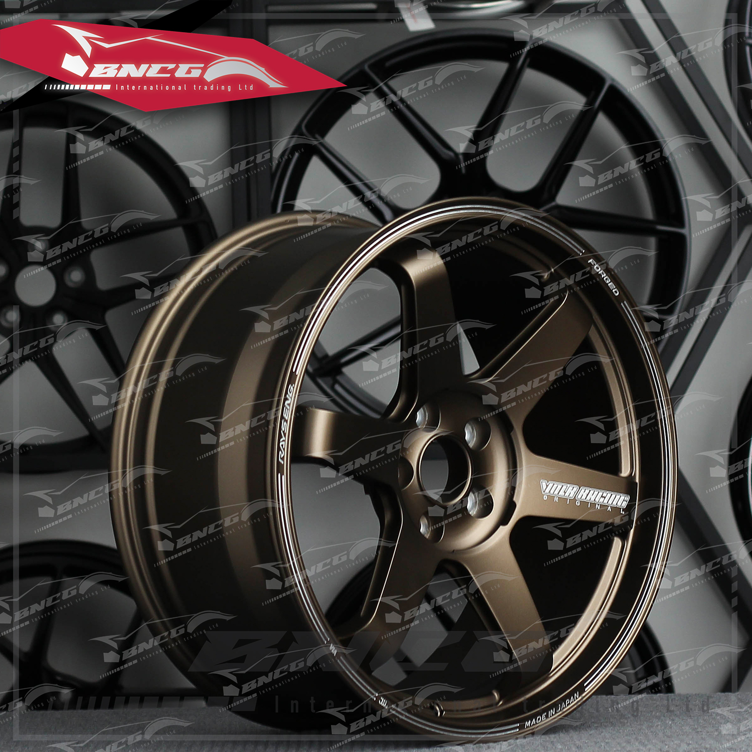 單片式 萬噸鍛造工藝輪圈 RAYS ENG GT 深銅套色工藝 品牌訂製鋁圈 改裝 高強度 輕量化 客製化 訂製鋁圈