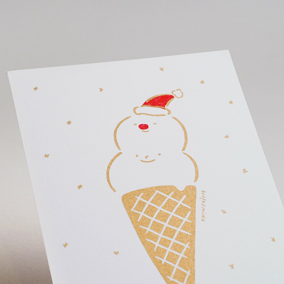 WHOSMiNG「ICE CREAM」聖誕卡片