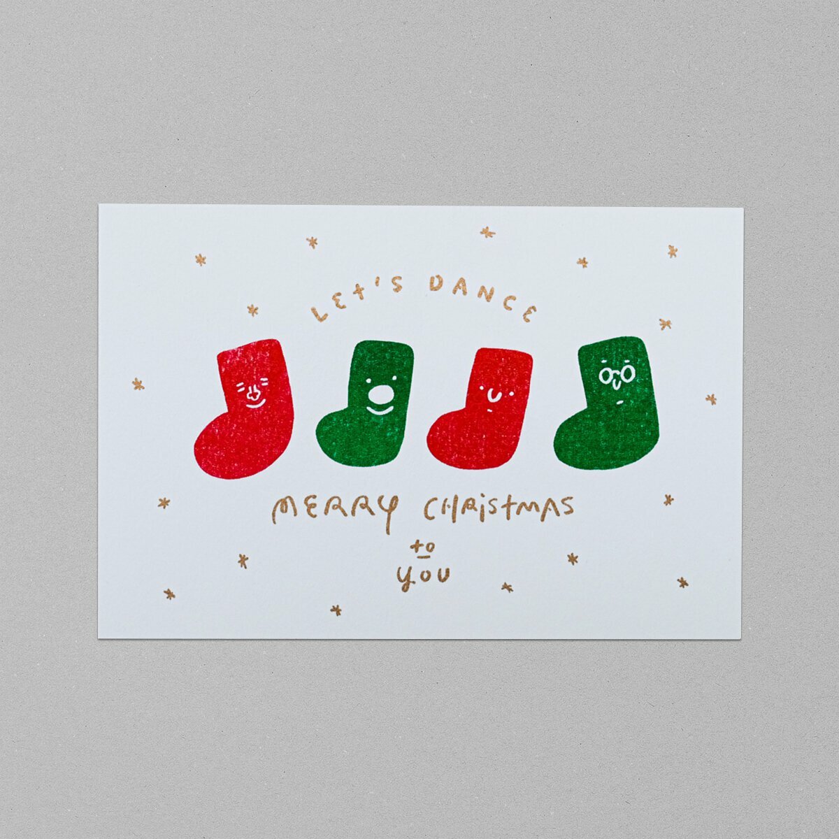 WHOSMiNG「LET'S DANCE」聖誕卡片