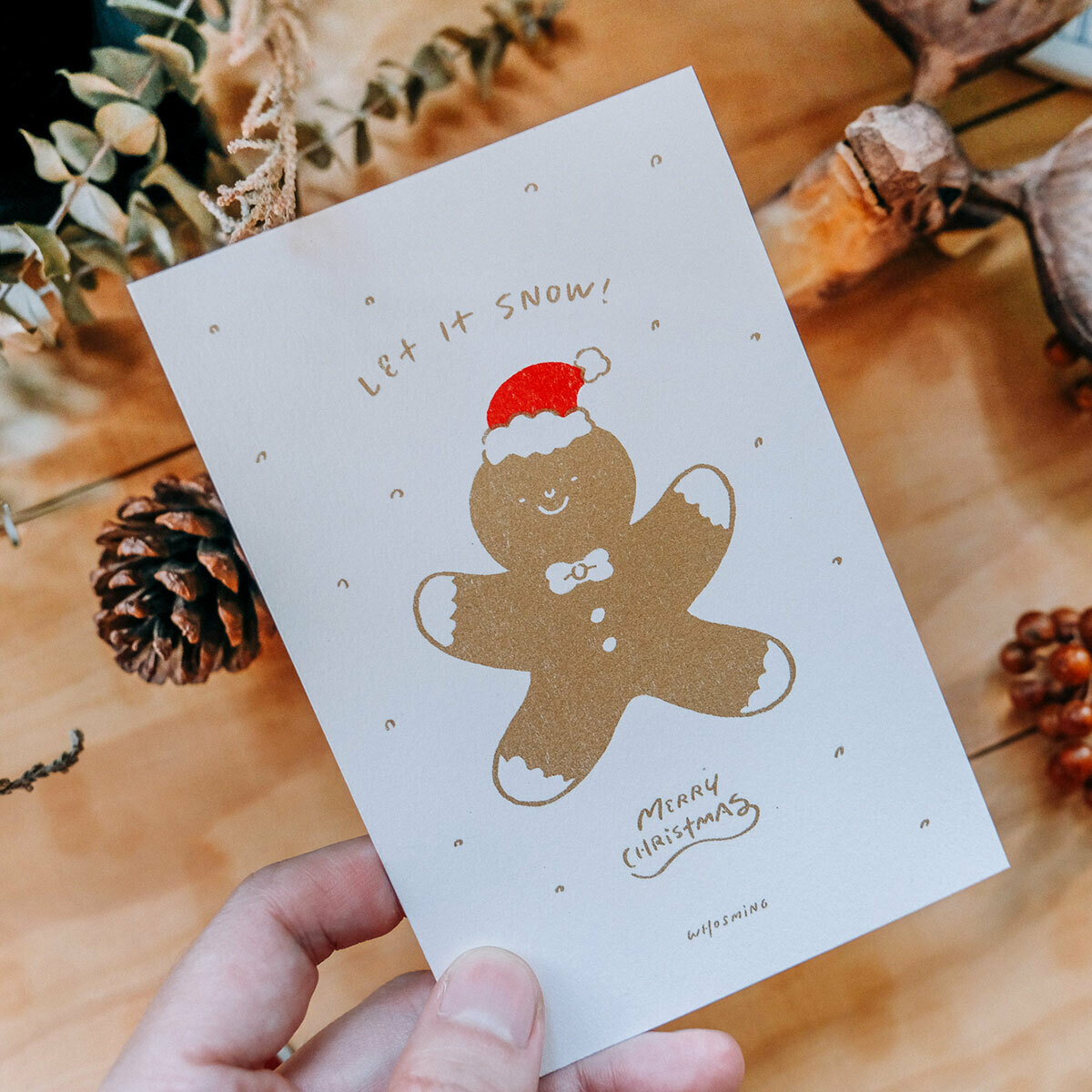 WHOSMiNG「LET IT SNOW」聖誕卡片