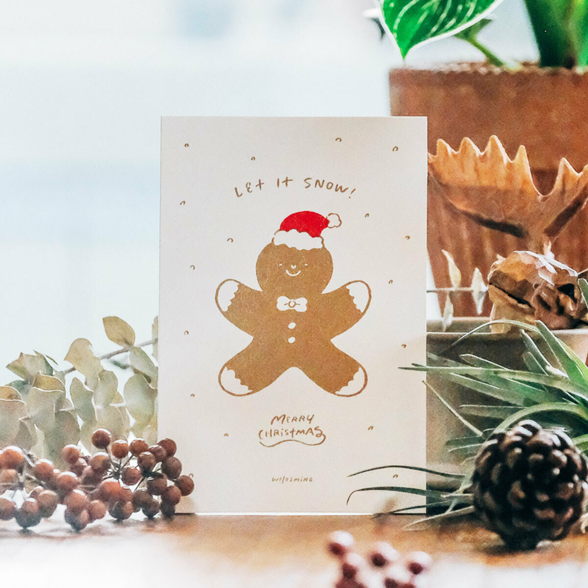 WHOSMiNG「LET IT SNOW」聖誕卡片