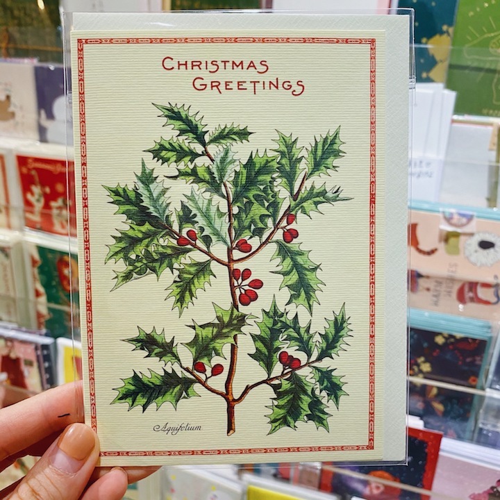 Cavallini  聖誕卡片 季節賀卡 小紅莓