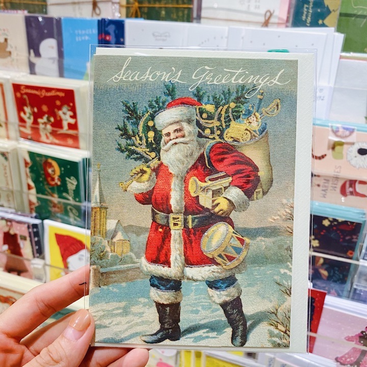 Cavallini  聖誕卡片 季節賀卡 聖誕老人
