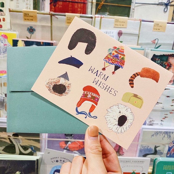 SMALL ADVENTURE 聖誕卡片 季節賀卡 冬日暖帽
