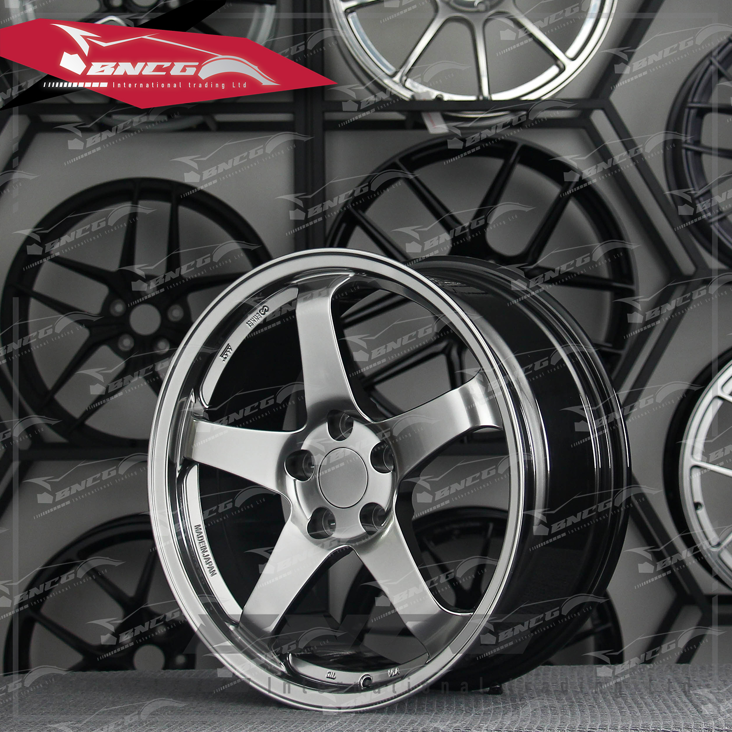 單片式 萬噸鍛造工藝輪圈 PFOS 品牌訂製鋁圈 改裝 高強度 輕量化 客製化 訂製鋁圈