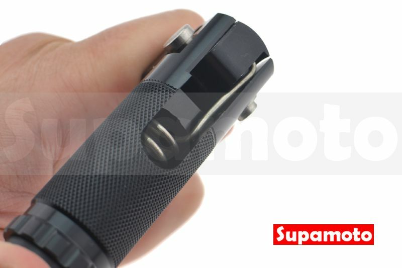 -Supamoto- 折疊 腳踏 B 踏板 可折 卡普 壓車 腳踏板 可折 可潰縮 可潰 改裝 通用 仿賽 街車