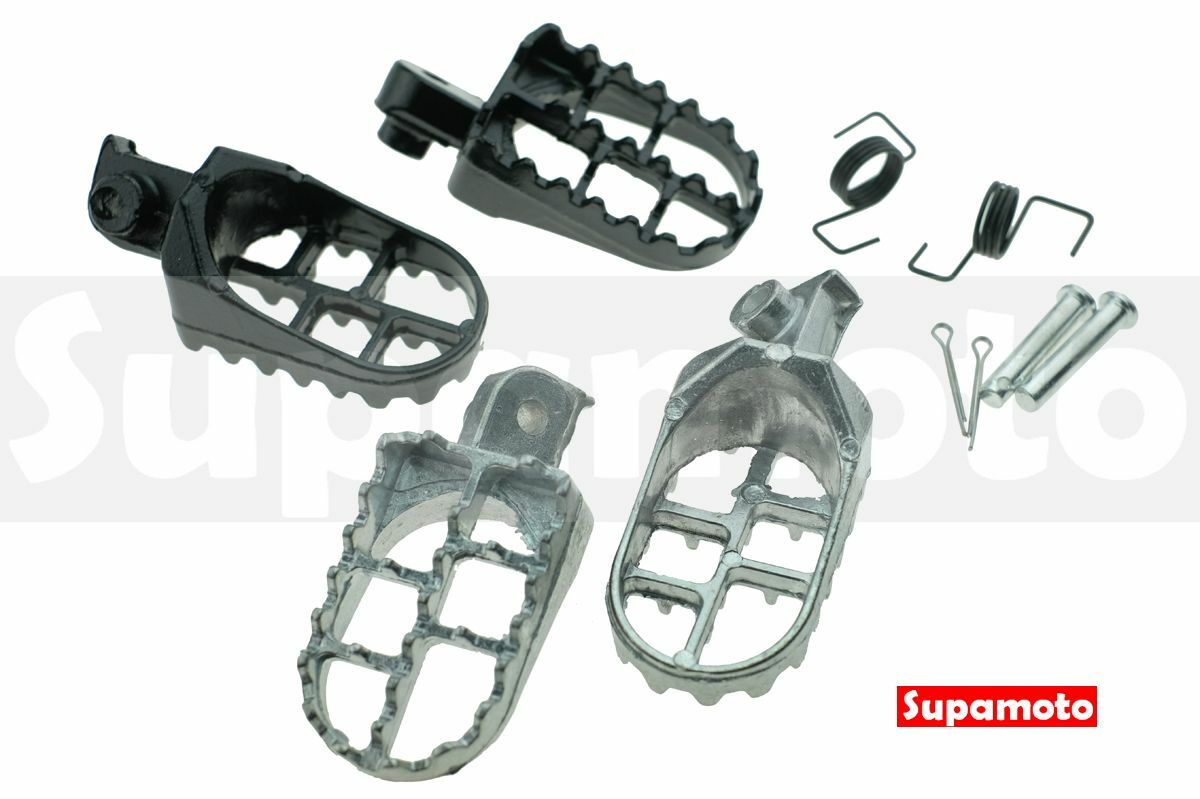 -Supamoto- 防滑 腳踏 D 通用 改裝 復古 加大 越野 雲豹 野狼 釘面 CB350 老山車 CT125