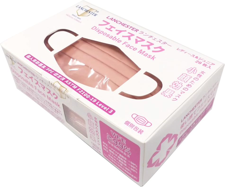 【白金星光Alpha系列】Lanchester 小童三層防護口罩 木星二十片 獨立包裝 (多項證書認證/信心保證)