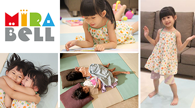 【韓國MIRABELL】兒童4cm摺疊地墊