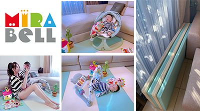 【韓國MIRABELL】兒童4cm摺疊地墊