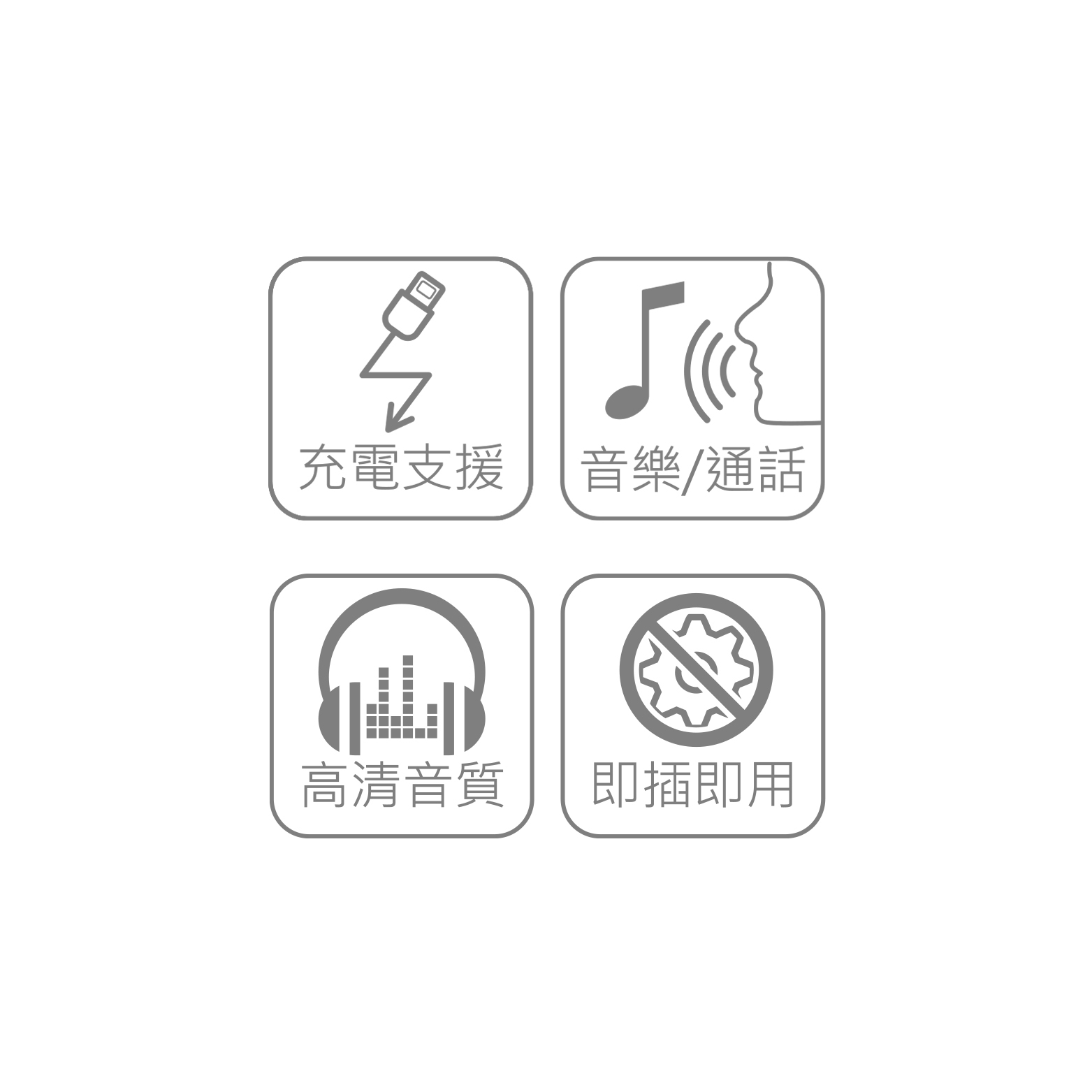 DAO321 雙Lightning通用音頻/充電轉接器
