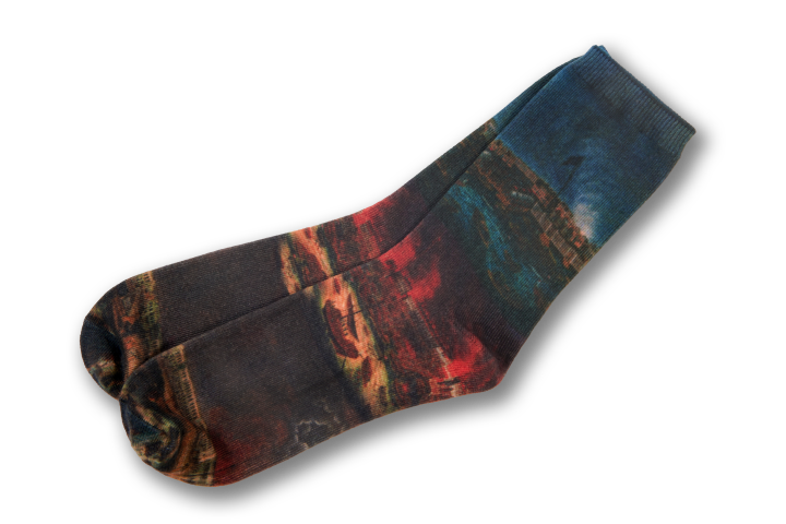 帶回家《廣州十三商館大火》襪