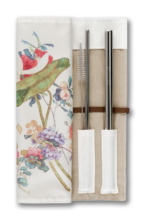 帶回家《百花圖》午餐墊飲管套裝