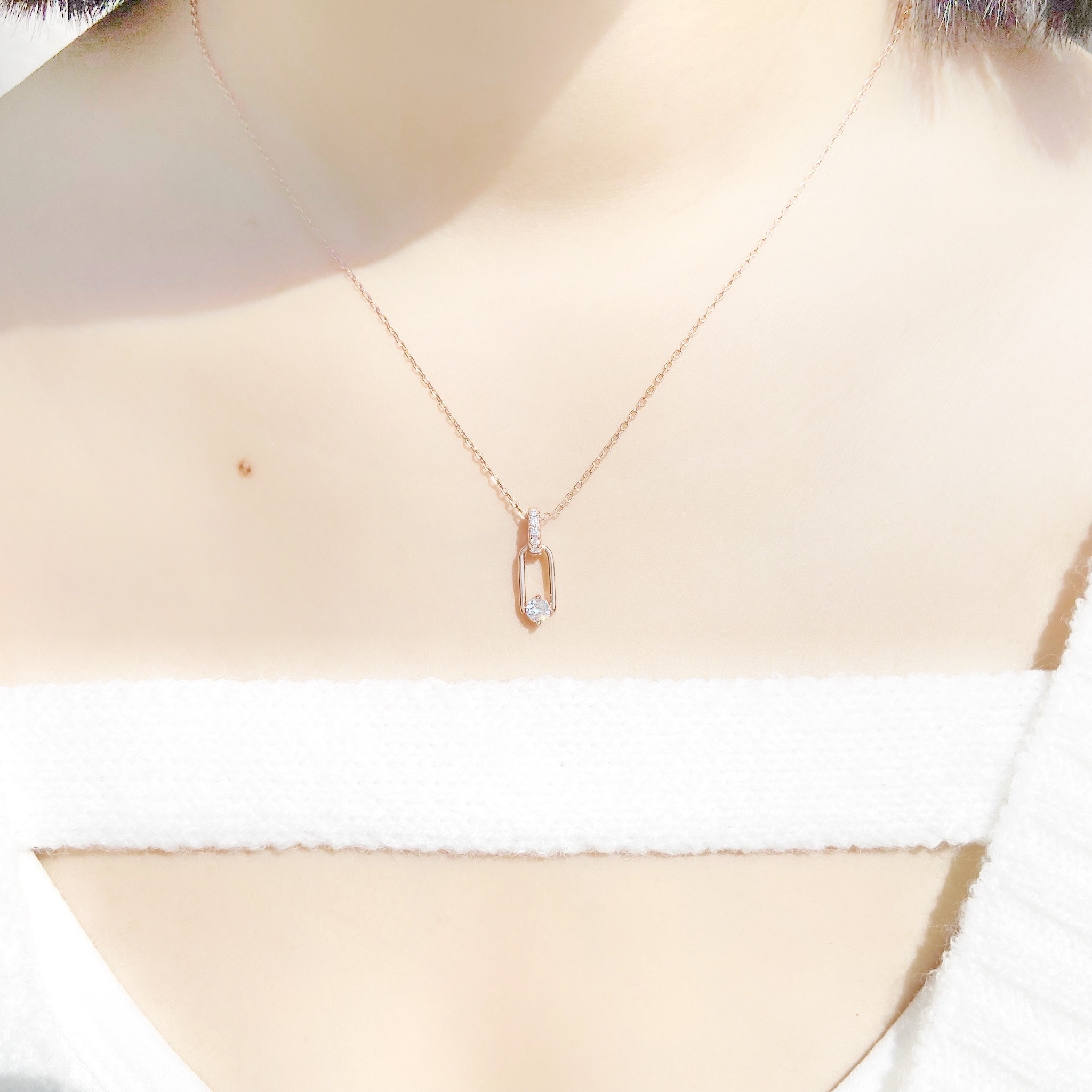| 925 Silver・White Gold・Rose Gold | Wish Test Tube Necklace（Silver / Rose Gold） | NE0419 |